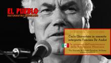 8 novembre 2020, a "El Pueblo" Concerto di Carlo Ghirardato, sensibile interprete della musica del rivoluzionario Fabrizio De André 