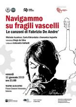 Venerdì 11 gennaio 2019,  Salerno: "Navigammo su fragili vascelli"